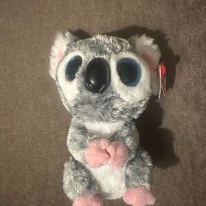 Ty Gray and Pink Koala Stuffed Animal